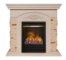 RealFlame Электрокамин Neapolis WT айвори с очагом 3D Olympic