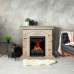 RealFlame Электрокамин Neapolis WT айвори с очагом 3D Oregan