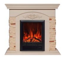 RealFlame Электрокамин Neapolis WT айвори с очагом Eugene