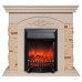 RealFlame Электрокамин Neapolis WT айвори с очагом Fobos Lux Black