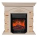 RealFlame Электрокамин Neapolis WT айвори с очагом Majestic Lux Black