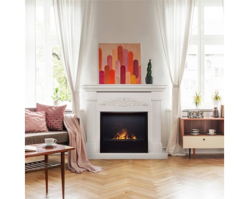 RealFlame Электрокамин Ofelia 26 BG орхидея с очагом 3D Cassette 630 BLACK PANEL