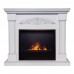 RealFlame Электрокамин Ofelia 26 WT дуб белый с серебряной патиной с очагом 3D Cassette 630 BLACK PANEL