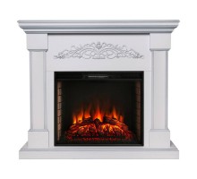 RealFlame Электрокамин Ofelia 26 WT дуб белый с серебряной патиной с очагом Epsilon 26 S IR