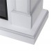 RealFlame Электрокамин Ofelia 26 WT дуб белый с серебряной патиной с очагом 3D Cassette 630 BLACK PANEL