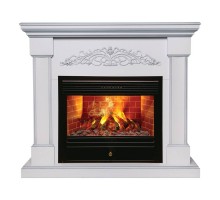 RealFlame Электрокамин Ofelia 26 WT дуб белый с серебряной патиной с очагом Novara 26