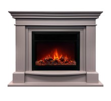 RealFlame Электрокамин Ontario 26/33 BG мокко c очагом Moonblaze DeLux BL