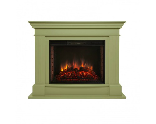 RealFlame Электрокамин Ontario 26/33 GN оливковый c очагом Epsilon 26 SIR