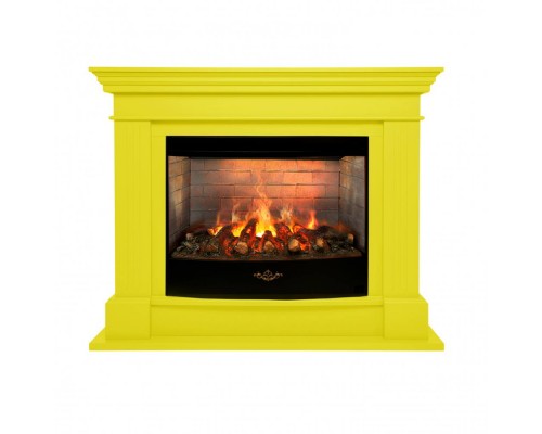 RealFlame Электрокамин Ontario 26/33 желтый c очагом Firestar 33