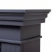 RealFlame Электрокамин Ontario 26 GR графит с очагом 3D Helios 26