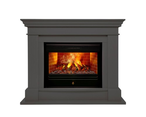 RealFlame Электрокамин Ontario 26 GR графит с очагом 3D Novara 26