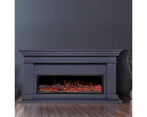 RealFlame Электрокамин Ontario 42 GR графит с очагом Beverly 1000
