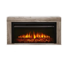 Электрокамин Orion 36 LO светлый дуб с очагом Flash 36