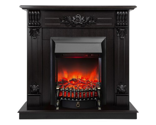 RealFlame Электрокамин Ottawa DN венге премиум с очагом Fobos Lux Black RC