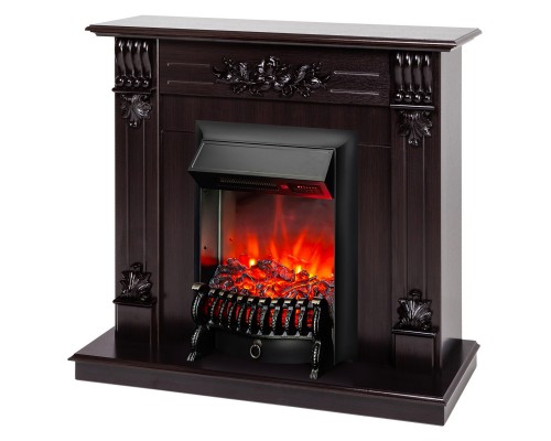 RealFlame Электрокамин Ottawa DN венге премиум с очагом Fobos Lux Black RC