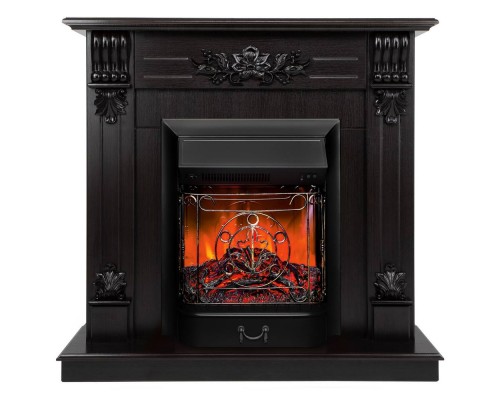 RealFlame Электрокамин Ottawa DN венге премиум с очагом Majestic Lux Black