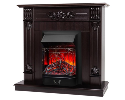 RealFlame Электрокамин Ottawa DN венге премиум с очагом Majestic Lux Black RC
