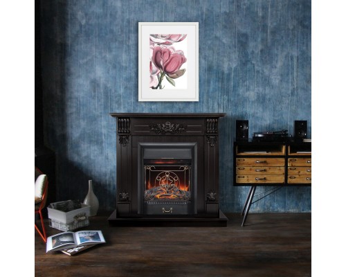 RealFlame Электрокамин Ottawa DN венге премиум с очагом Majestic Lux Black RC