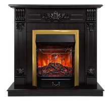 RealFlame Электрокамин Ottawa DN венге премиум с очагом Majestic Lux Brass