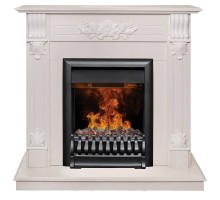RealFlame Электрокамин Ottawa WT белое золото с очагом 3D Oregan