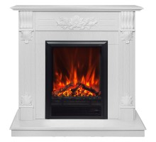 RealFlame Электрокамин Ottawa WT белое золото с очагом Eugene