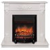 RealFlame Электрокамин Ottawa WT белое золото с очагом Fobos Lux Black