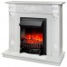 RealFlame Электрокамин Ottawa WT белое золото с очагом Fobos Lux Black