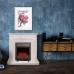 RealFlame Электрокамин Ottawa WT белое золото с очагом Fobos Lux Black