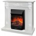 RealFlame Электрокамин Ottawa WT белое золото с очагом Majestic Lux Black