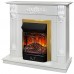 RealFlame Электрокамин Ottawa WT белое золото с очагом Majestic Lux Brass