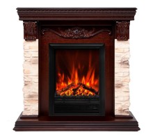 RealFlame Электрокамин Patricia NT орех с Eugene, имитация пламени