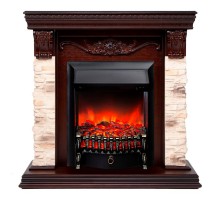 RealFlame Электрокамин Patricia NT орех с Fobos s Lux BL