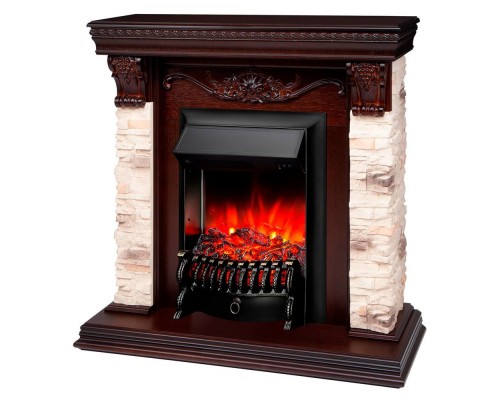 RealFlame Электрокамин Patricia NT орех с Fobos s Lux BL