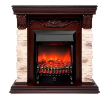 RealFlame Электрокамин Patricia NT орех с Fobos s Lux BL