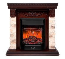 RealFlame Электрокамин Patricia NT орех с Majestic Lux BL