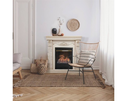 RealFlame Электрокамин Patricia WT белый дуб с золотой патиной c очагом 3D Olympic