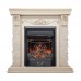 RealFlame Электрокамин Patricia WT белый дуб с золотой патиной с очагом Majestic Lux Black