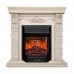 RealFlame Электрокамин Patricia WT белый дуб с золотой патиной с очагом Majestic Lux Black RC