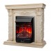 RealFlame Электрокамин Patricia WT белый дуб с золотой патиной с очагом Majestic Lux Black RC