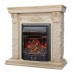 RealFlame Электрокамин Patricia WT белый дуб с золотой патиной с очагом Majestic Lux Black