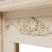 RealFlame Электрокамин Patricia WT белый дуб с золотой патиной с очагом Majestic Lux Brass
