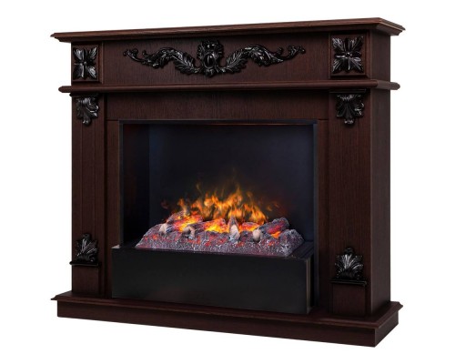 RealFlame Электрокамин Philadelphia 25,5/26 DN орех с очагом 3D Cassette 630