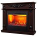 RealFlame Электрокамин Philadelphia 25,5/26 DN орех с очагом 3D Helios 26
