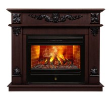 RealFlame Электрокамин Philadelphia 25,5/26 DN орех с очагом 3D Novara
