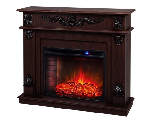 RealFlame Электрокамин Philadelphia 25,5/26 DN орех с очагом Evrika 25,5 LED