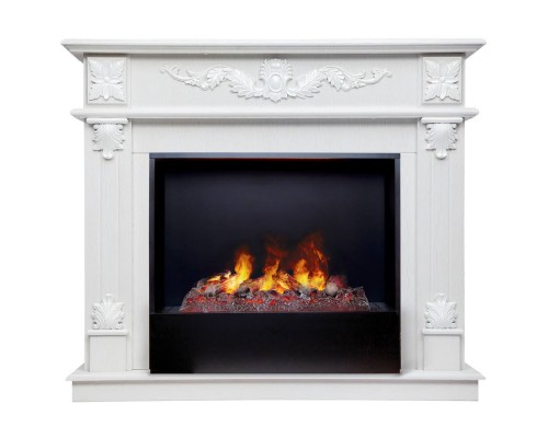 RealFlame Электрокамин Philadelphia 25,5/26 WT белое золото с очагом 3D Cassette 630