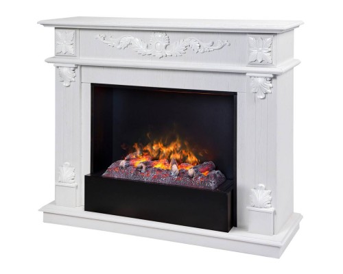 RealFlame Электрокамин Philadelphia 25,5/26 WT белое золото с очагом 3D Cassette 630