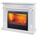 RealFlame Электрокамин Philadelphia 25,5/26 WT белое золото с очагом 3D Helios 26