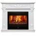 RealFlame Электрокамин Philadelphia 25,5/26 WT белое золото с очагом 3D Novara