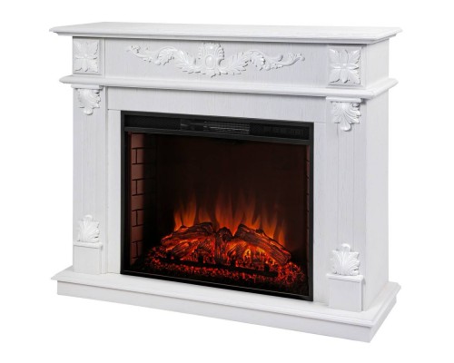 RealFlame Электрокамин Philadelphia 25,5/26 WT белое золото с очагом Epsilon 26 S IR